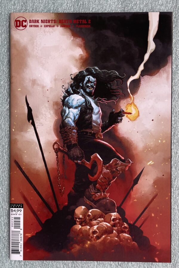 DARK NIGHTS: DEATH METAL - ISSUE #2 - LOBO VARIANT COVER BY JEROME OPENA
