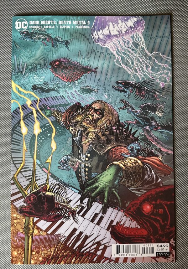 DARK NIGHTS: DEATH METAL - ISSUE #5 - 1:25 VARIANT COVER BY MAHKE & BARON