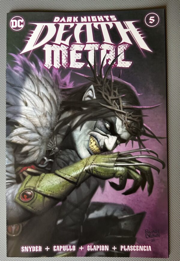 DARK NIGHTS: DEATH METAL - ISSUE #5 - RYAN BROWN VARIANT COVER