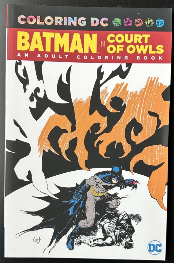 BATMAN IN COURT OF OWLS - COLORING DC - COVER BY GREG CAPULLO