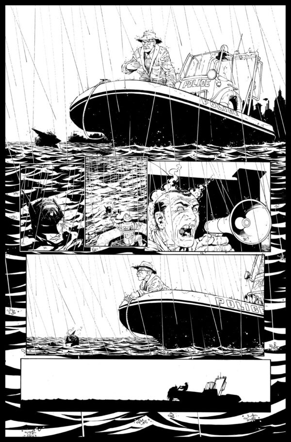BATMAN - ZERO YEAR - ISSUE 27 - PAGE #8 - ORIGINAL ART