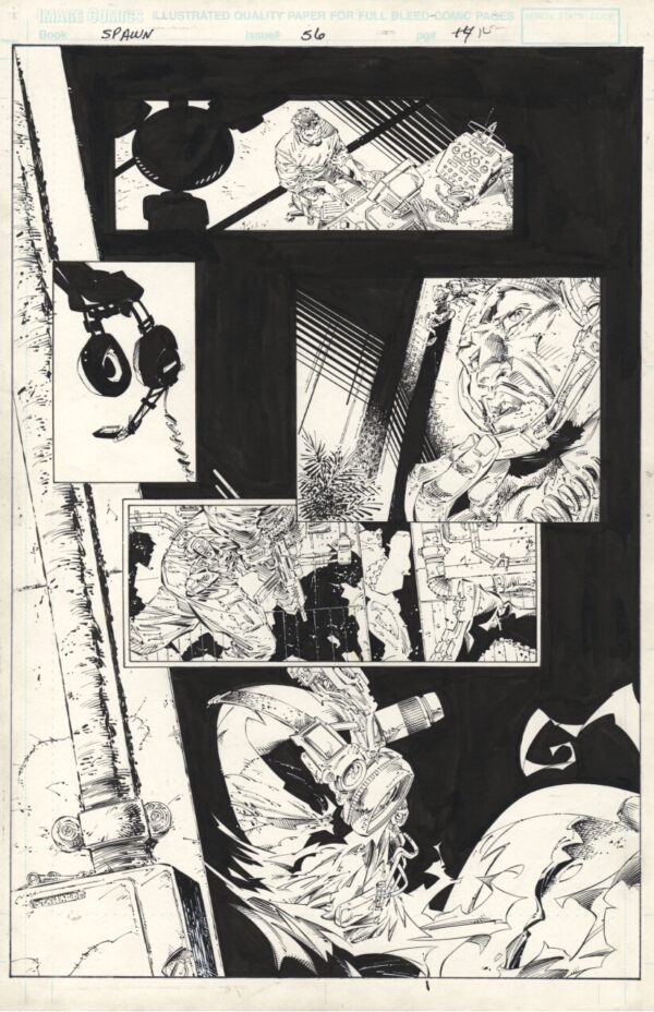 SPAWN - ISSUE 56 - PAGE # 14 - ORIGINAL ART PAGE
