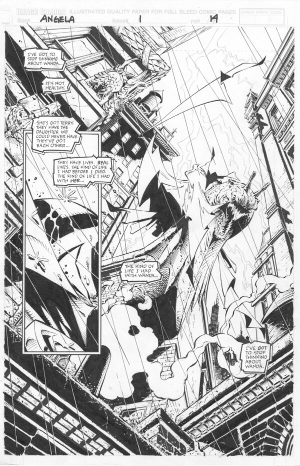 ANGELA - ISSUE 1 - PAGE #14 - ORIGINAL ART PAGE