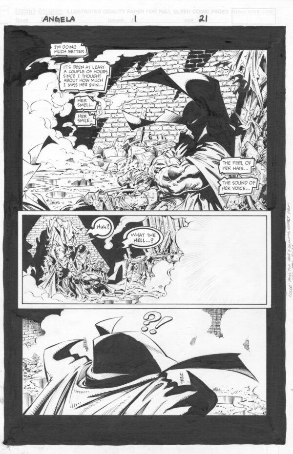ANGELA - ISSUE 1 - PAGE # 21 - ORIGINAL ART PAGE