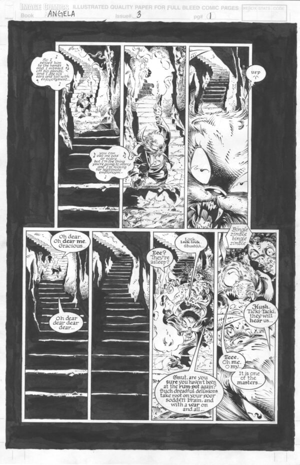 ANGELA - ISSUE 3 - PAGE # 1 - ORIGINAL ART PAGE