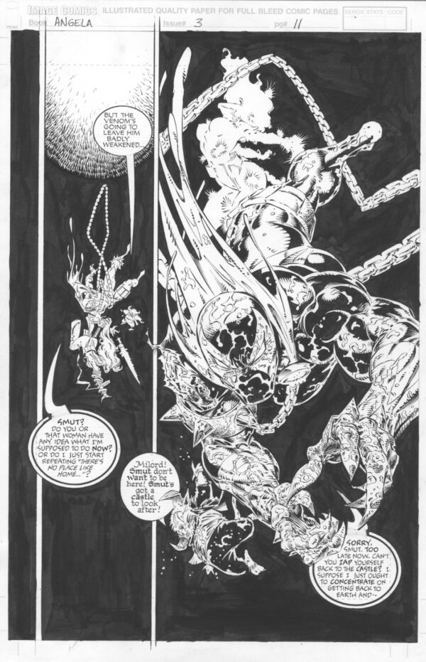 ANGELA - ISSUE 3 - PAGE # 11 - ORIGINAL ART PAGE