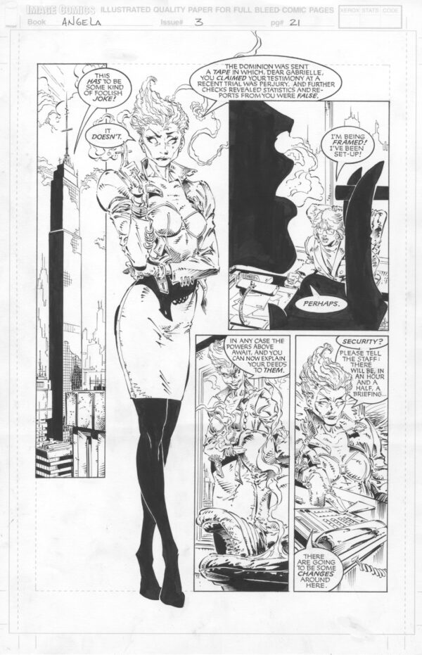 ANGELA - ISSUE 3 - PAGE # 21 - ORIGINAL ART PAGE